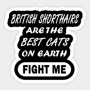 British Shorthair Dog Puppy Wife Gift Sticker